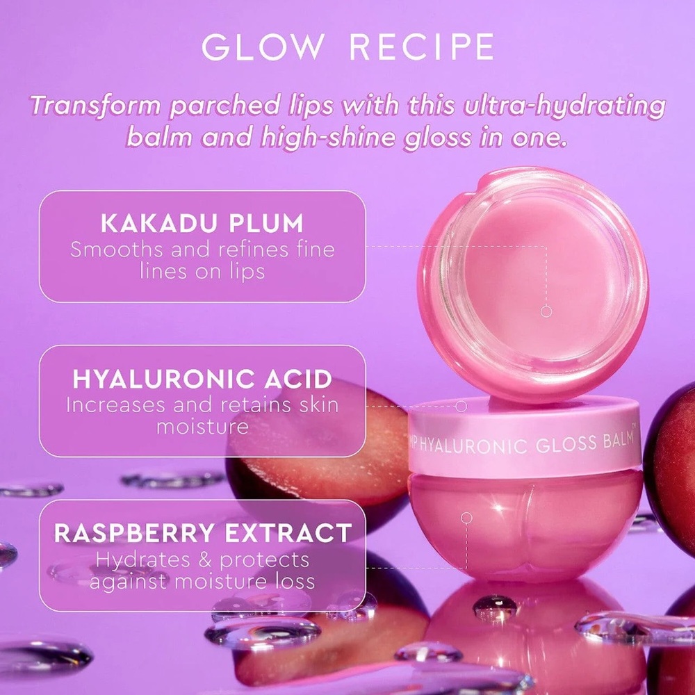 Glow Recipe Plum Plump Hyaluronic Acid Lip Gloss Balm